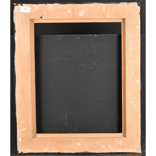 270 - Alexander G Ley & Son. A Gilt and Black Painted Frame, rebate 18.5