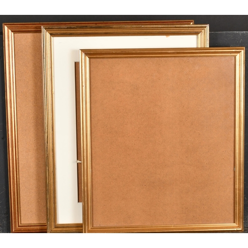 275 - 20th Century English School. A Gilt Frame, with inset glass, rebate 17.75