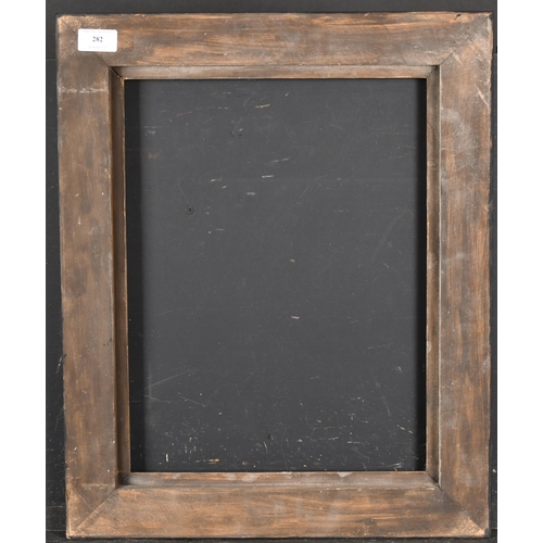 282 - Alexander G Ley & Son. A Black Painted Frame, with a gilt inner edge, rebate 16