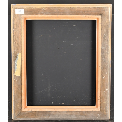 283 - Alexander G Ley & Son. A Gilt Composition Frame, with a white slip, rebate 15.75