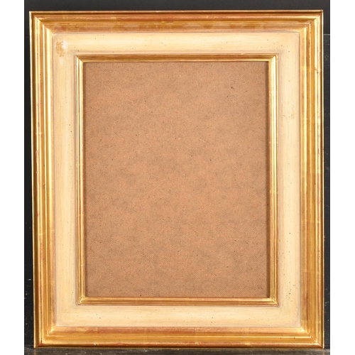 287 - 20th Century English School. A Gilt and Painted Frame, with inset glass, rebate 15