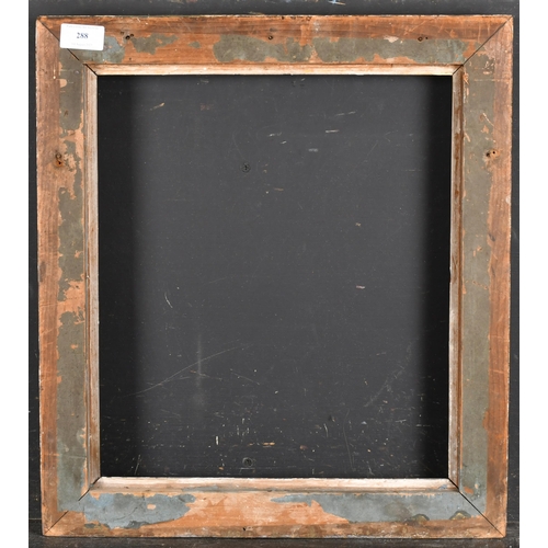 288 - Early 19th Century English School. A Hollow Gilt Composition Frame, rebate 14.75