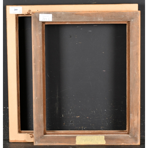 289 - Alexander G Ley & Son. A Gilt Composition Hollow Drawing Frame, rebate 14.5