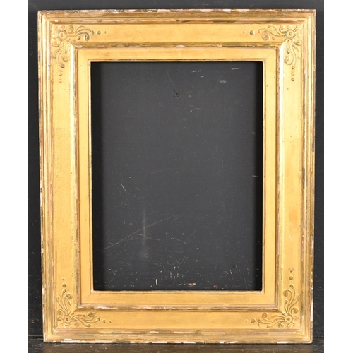 294 - 20th Century English School. A Gilt Composition Cassata Frame, with pastiglia corners, rebate 12.5