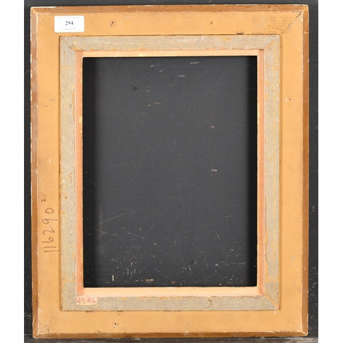 294 - 20th Century English School. A Gilt Composition Cassata Frame, with pastiglia corners, rebate 12.5