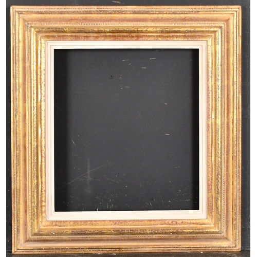 296 - Alexander G Ley & Son. A Gilt Composition Frame, with a white slip, rebate 12