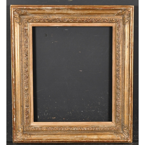 297 - 20th Century English School. A Gilt Composition Frame, with a fabric slip, rebate 12