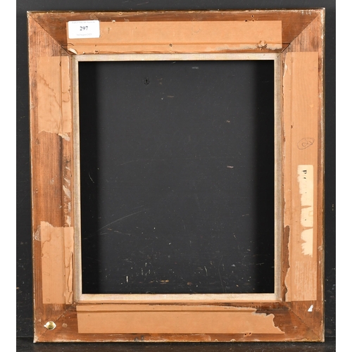 297 - 20th Century English School. A Gilt Composition Frame, with a fabric slip, rebate 12