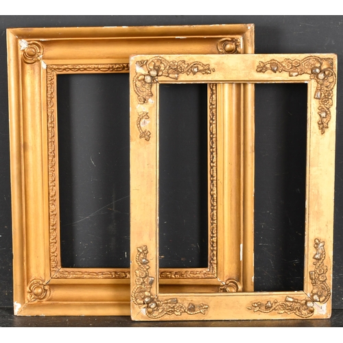 301 - 19th Century English School. A Gilt Composition Frame, rebate 11