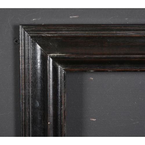 304 - Alexander G Ley & Son. A Reproduction 18th Century Style Ebonised Frame, rebate 9.25