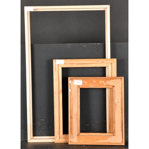 305 - 20th Century English School. A Wooden Frame, rebate 9