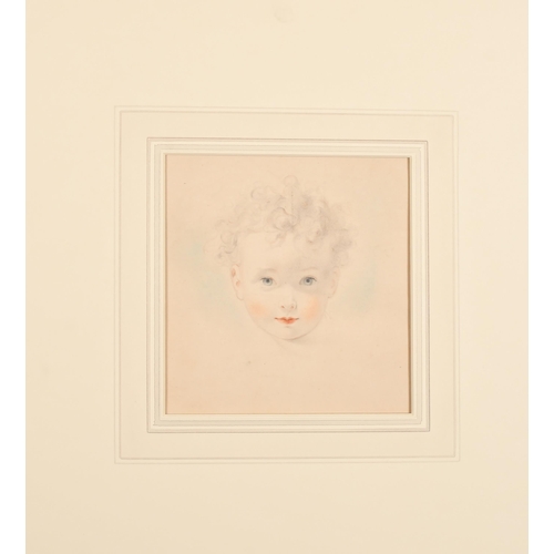 35 - Manner of Thomas Lawrence (1769-1830) British. A Head Study of a Young Boy from the Locke Family, Wa... 