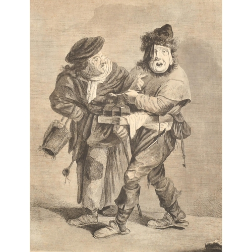 5 - After Pieter de Bloot (c.1602-1658) Dutch. 'The Brandy Seller and His Wife', Engraving, 10