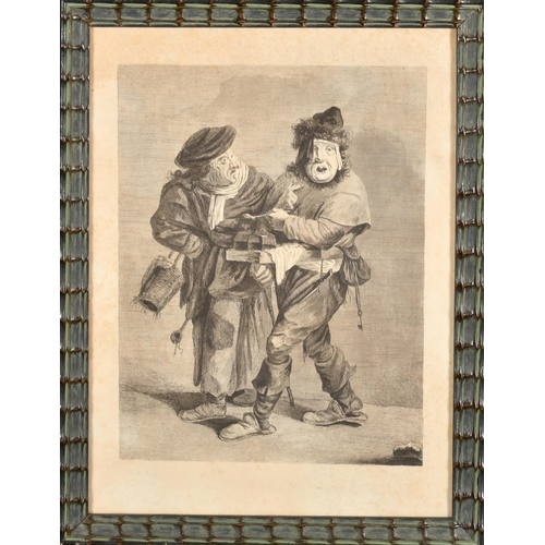 5 - After Pieter de Bloot (c.1602-1658) Dutch. 'The Brandy Seller and His Wife', Engraving, 10