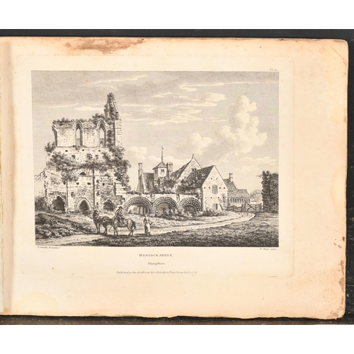 17 - After Paul Sandby (1731-1809) British. An Album Containing Twenty One Copper Engravings, including 