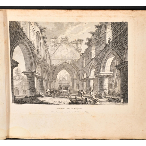 17 - After Paul Sandby (1731-1809) British. An Album Containing Twenty One Copper Engravings, including 