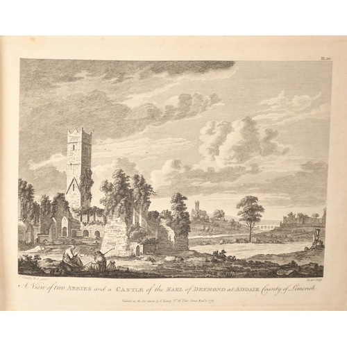 17 - After Paul Sandby (1731-1809) British. An Album Containing Twenty One Copper Engravings, including 