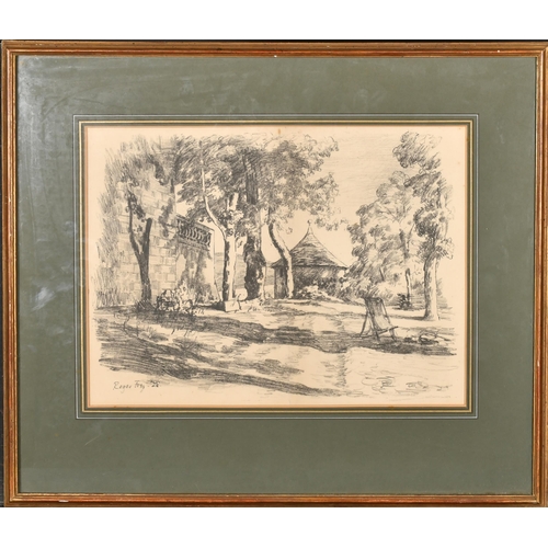 188 - Roger Fry (1866-1934 British. A Landscape, Lithograph, 9.25