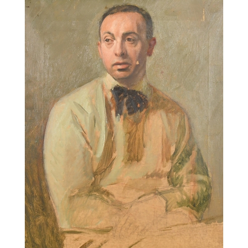 252 - William Rothenstein (1872-1945) British. Portrait of Sir William Croft Murray, Oil on canvas, Inscri... 