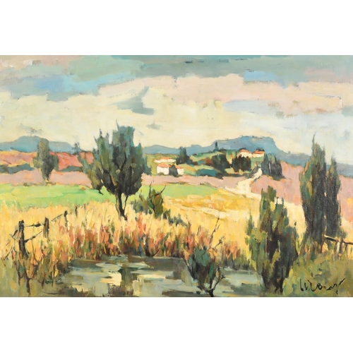 260 - Lebourg (20th Century) French. A Provencal Landscape, Oil on canvas, Signed, 15