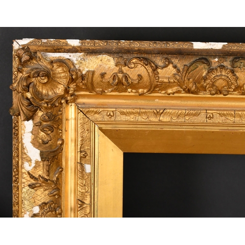 301 - 19th Century English School. A Gilt Composition Frame, rebate 72