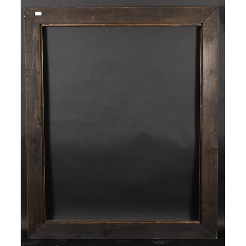 304 - 20th Century English School. A Black and Silver Composition Frame, rebate 50