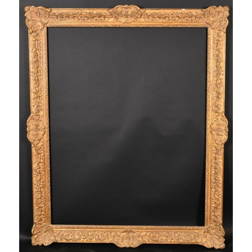 307 - 20th Century English School. A Gilt Composition Louis Style Frame, with swept centres and corners, r... 