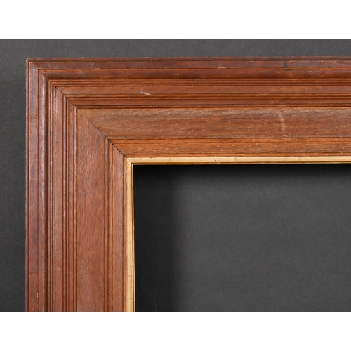 310 - 19th Century European School. A Darkwood Frame, with a gilt slip, rebate 38