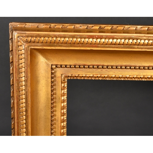 311 - 17th Century French School. A Carved Giltwood Louis XIII frame (possibly made in Italy), rebate 38