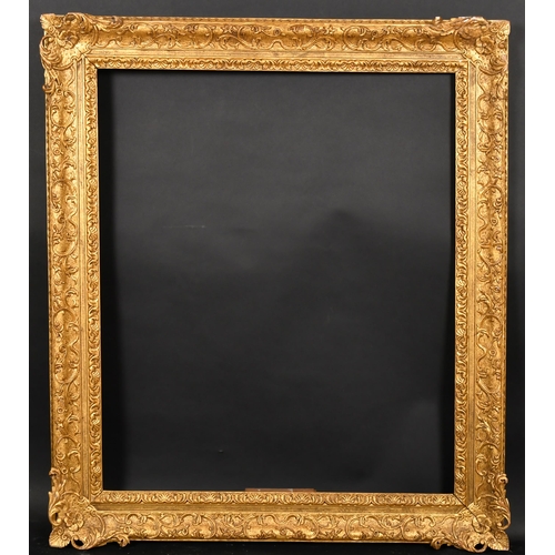 320 - Late 18th Century English School. A Carved Giltwood Frame, with swept and pierced corners, rebate 33... 