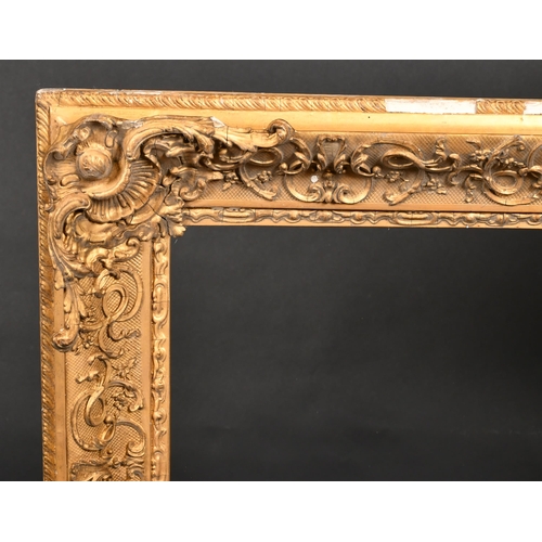 324 - 19th Century English School. A Gilt Composition Frame, with swept corners, rebate 32