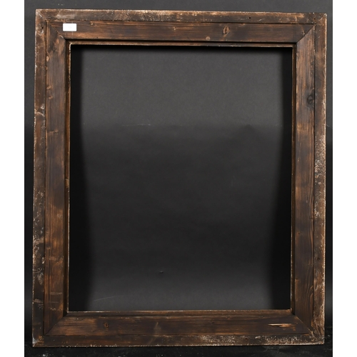 326 - 20th Century English School. A Black and Gilt Hollow Composition Frame, rebate 31.25