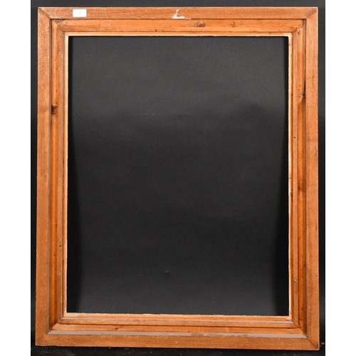 327 - 20th Century European School. A Darkwood and Silver Frame, rebate 31.25