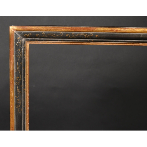 328 - 20th Century English School. A Black and Gilt Frame, rebate 30.75