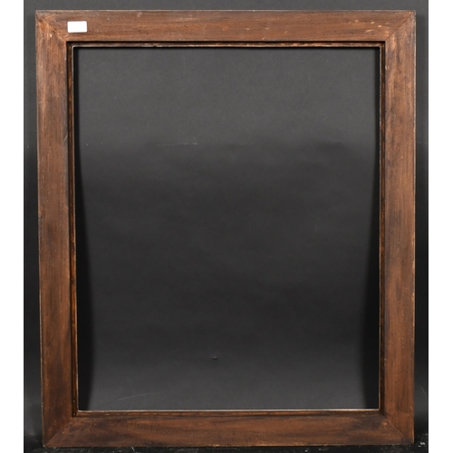 329 - 20th Century English School. A Black and Silver Composition Frame, rebate 30.5