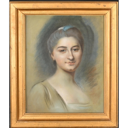 33 - Early 19th Century French School. Portrait of a Lady, believed to be Mademoiselle de Lespinasse, Pas... 