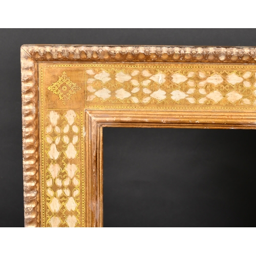 330 - 20th Century English School. A Gilt Composition Italian Style Plate Frame, rebate 30.25