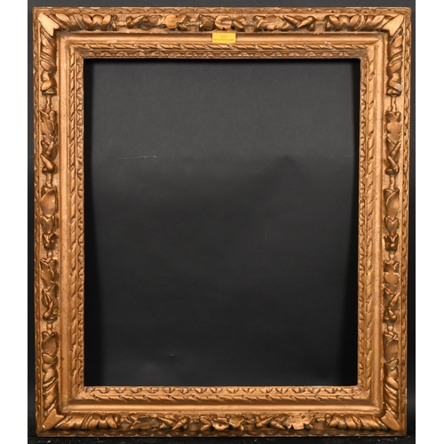 334 - 19th Century English School. A Painted Carved Wood Frame, rebate 30