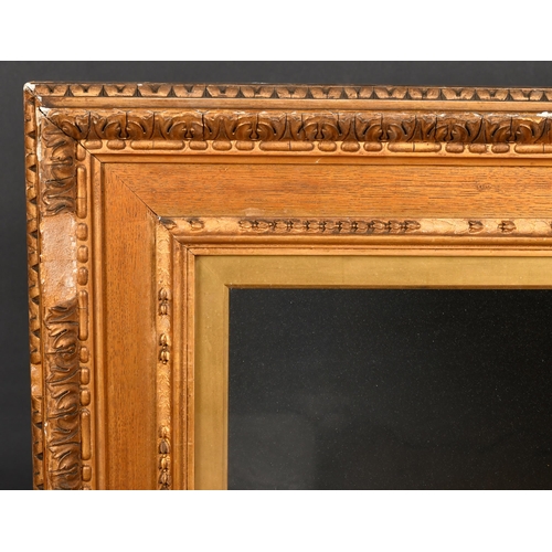 336 - 19th Century English School. A Painted Watts Style Composition Frame, with inset glass, rebate 30