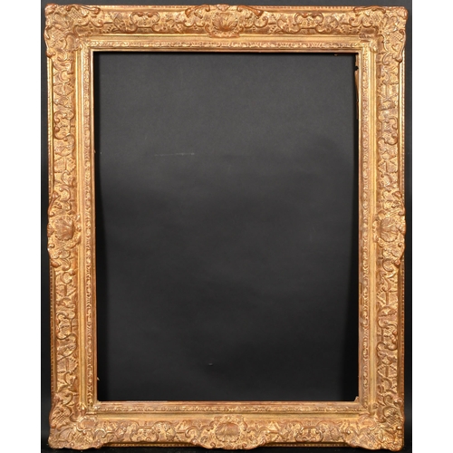 337 - 20th Century English School. A Gilt Composition Louis Style Frame, with swept centres and corners, r... 