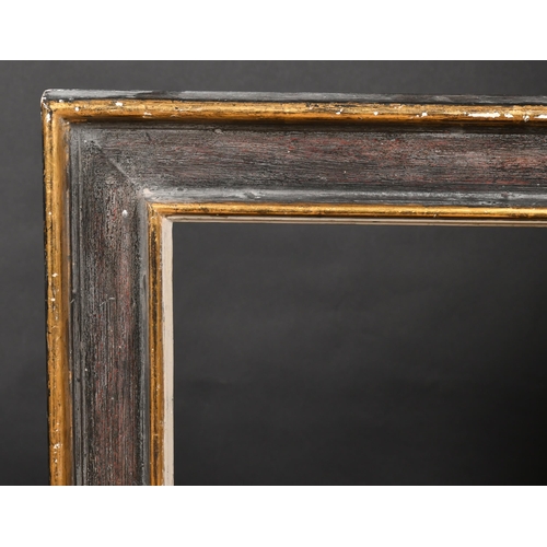 338 - 20th Century English School. A Black and Gilt Composition Frame, rebate 29.75