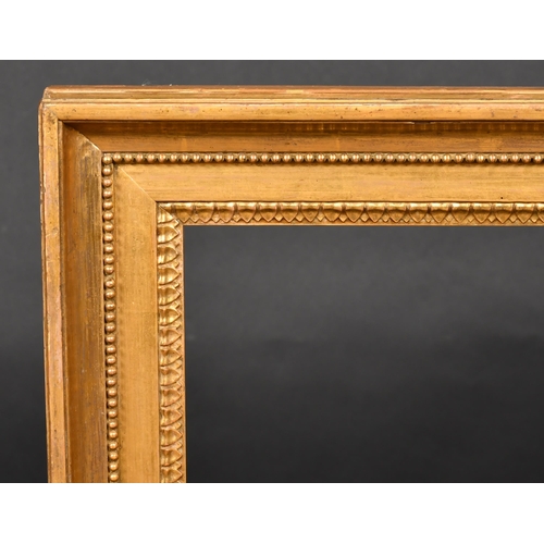 342 - 19th Century English School. A Gilt Composition Frame, rebate 27.5