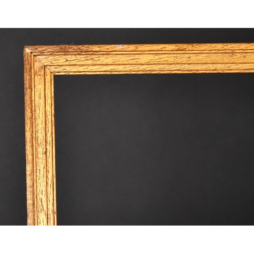 343 - 19th Century English School. A Gilded Oak Frame, rebate 27.25