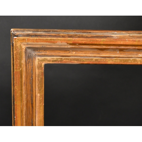 345 - 20th Century English School. A Gilt and Painted Composition Frame, rebate 26.5