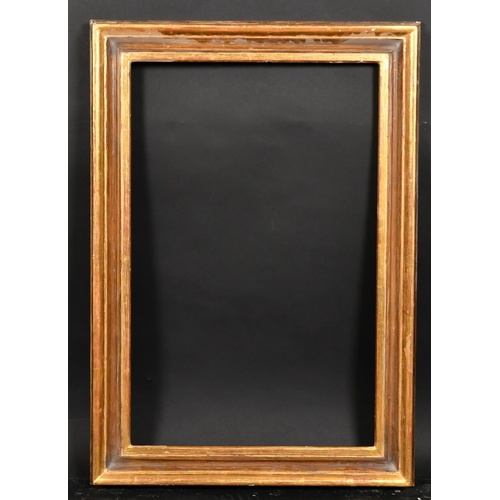 345 - 20th Century English School. A Gilt and Painted Composition Frame, rebate 26.5