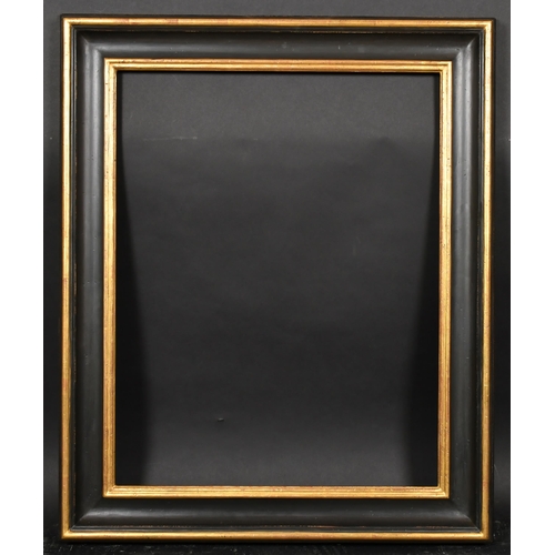 347 - 20th Century English School. A Black and Gilt Composition Frame, rebate 26.25