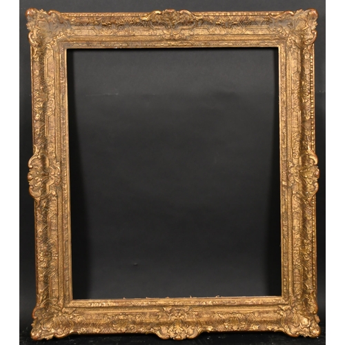 350 - 20th Century English School. A Gilt Composition Louis Style Frame, with swept centres and corners, r... 