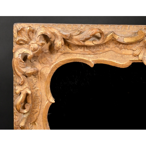 351 - Early 19th Century English School. A Carved Giltwood Frame, with swept and pierced centres and corne... 