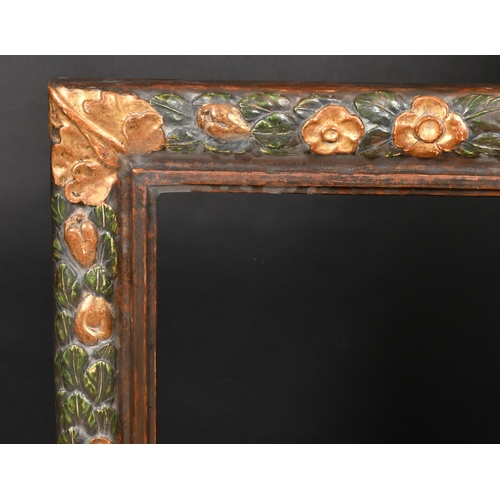 353 - 20th Century English School. A Painted and Gilt Composition Frame, rebate 25