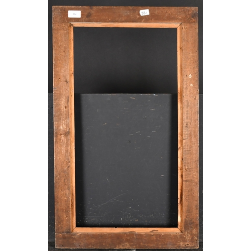 354 - 19th Century English School. A Darkwood Frame, rebate 25